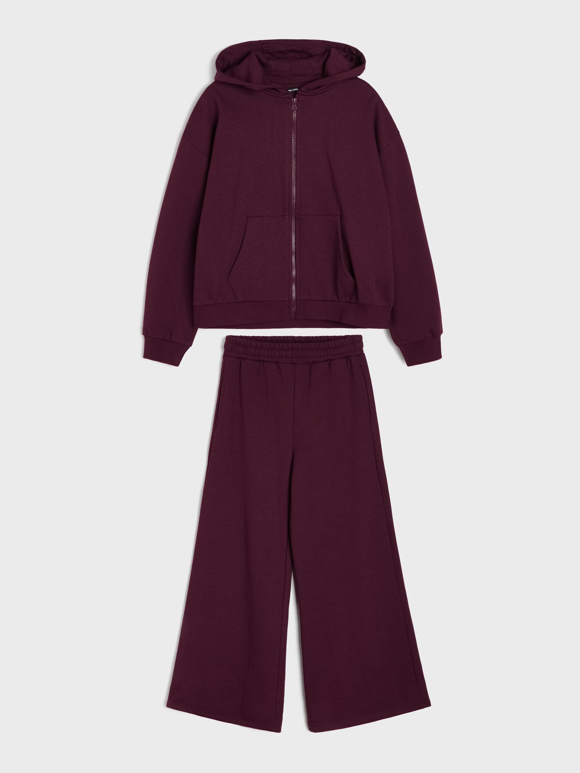 Komplet: bluza i spodnie z dzianiny fleece