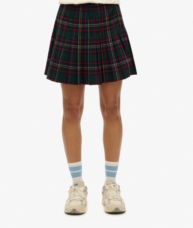Check Mini Skirt