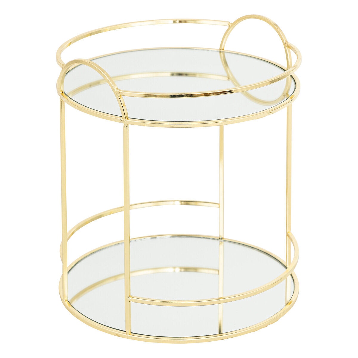 Estante com 2 níves em espelho FEEL