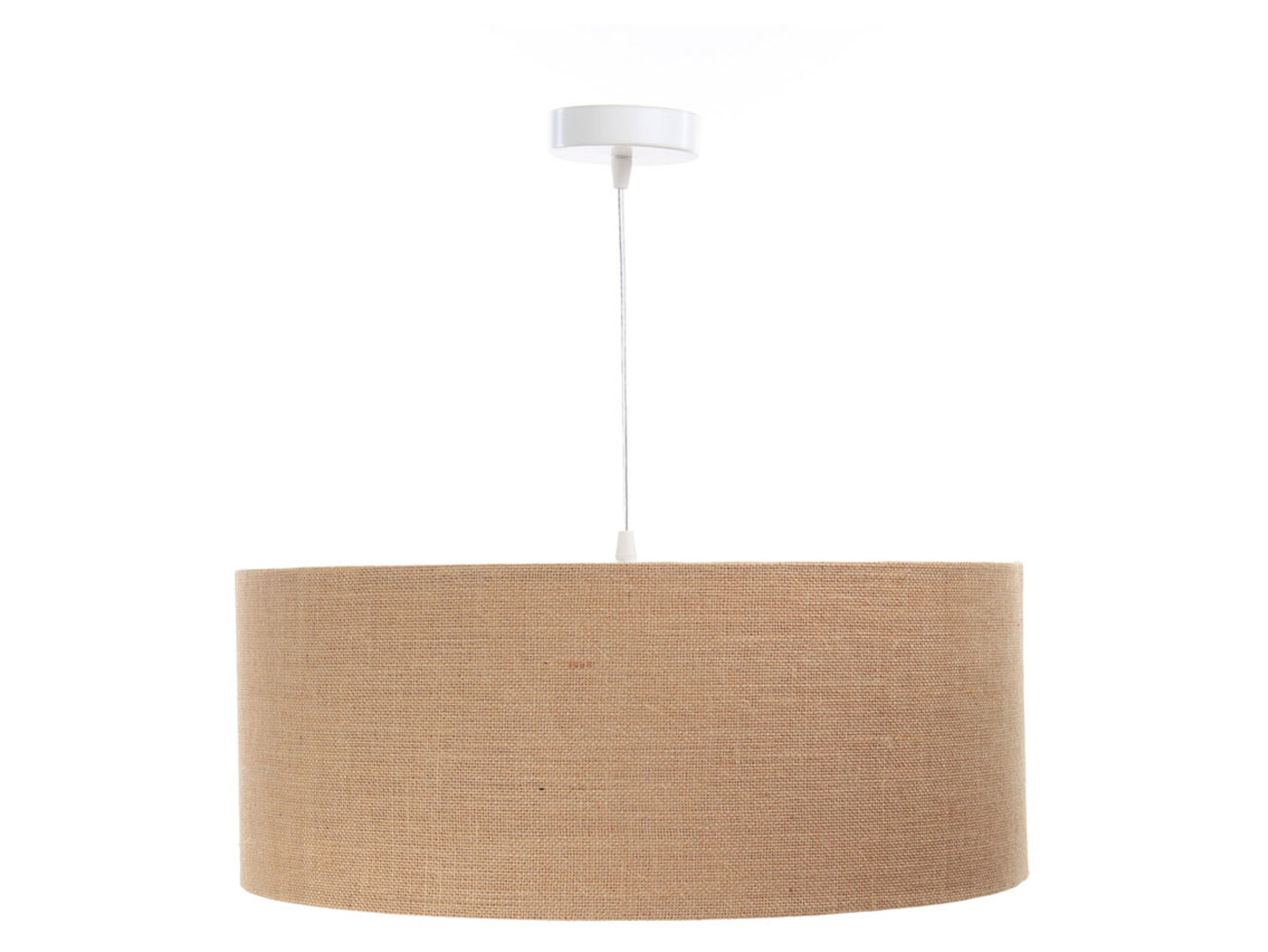 Lampa wisząca Boho tkaninowa 40 cm beżowa