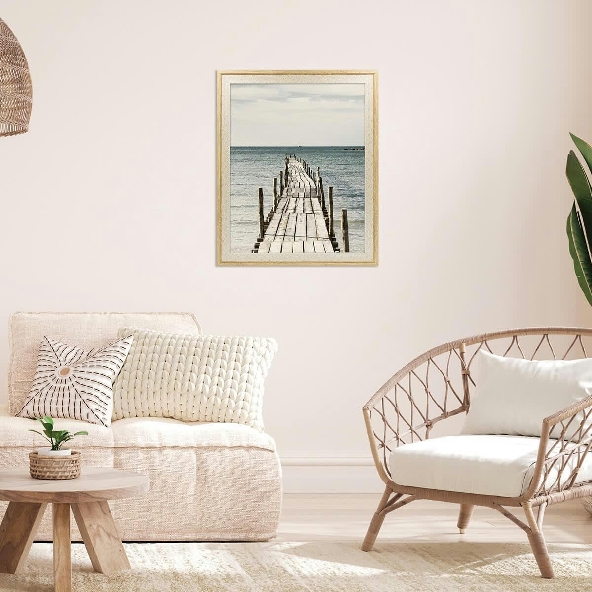 PALMA - Cadre photo bois 40x50 cm résine recyclée