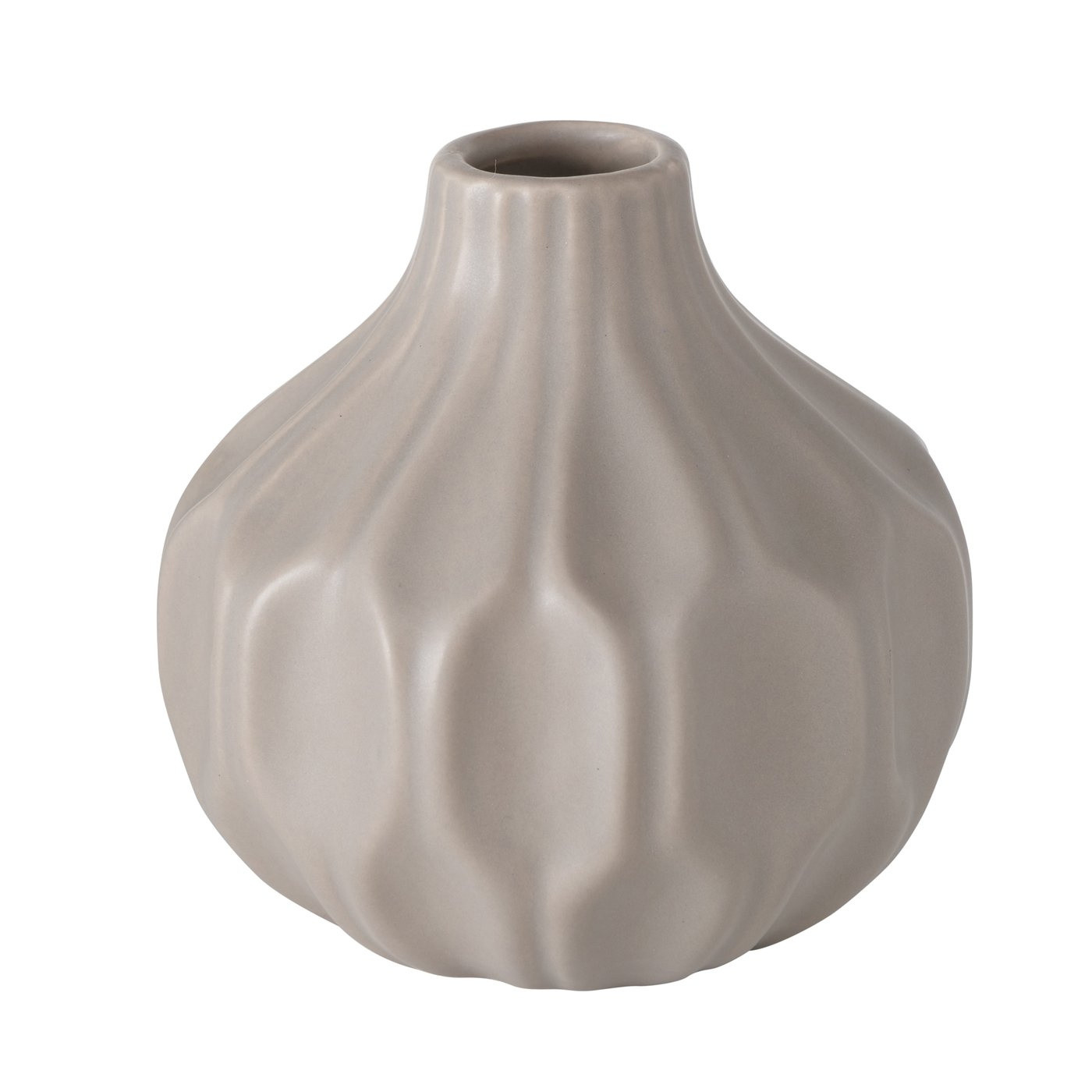 Ceramiczny wazon z tłoczonym wzorem ESKO, Ø 11 cm