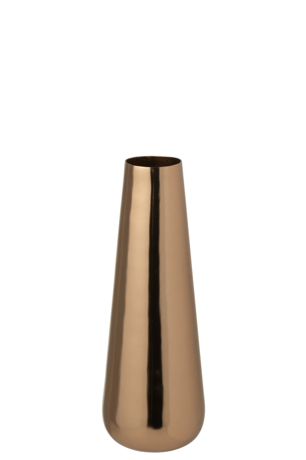 J-Line vaas - aluminium - goud - small - 40 cm hoog