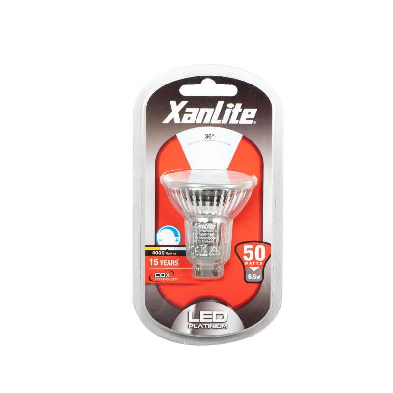 Ampoule LED GU10 5,5 W 345 lm blanc neutre dimmable XANLITE