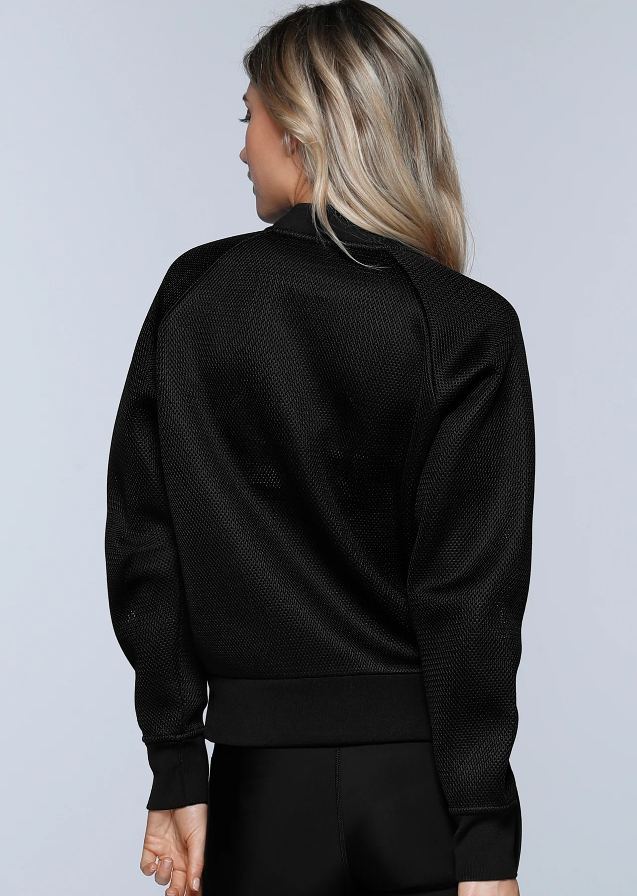 Off Duty Mesh Bomber Jacket