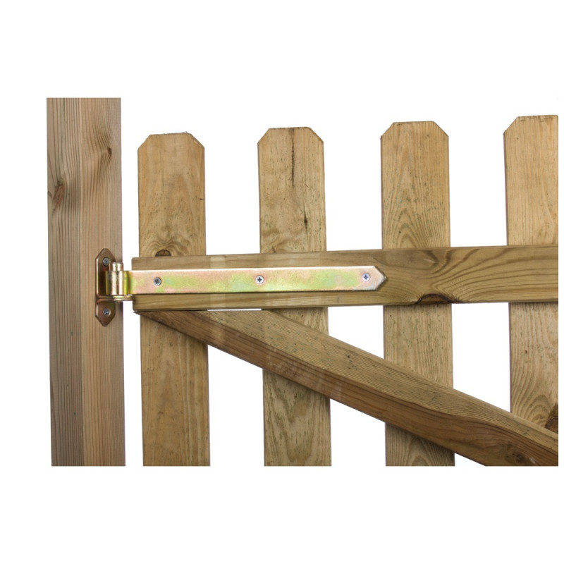 Gond à appliquer en métal vert Ø 18 x 35 mm 2 pièces TEKNIBOX