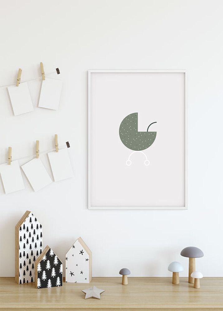 POSTER KOMAR BABY HELLO WORLD 50 X 70 CM