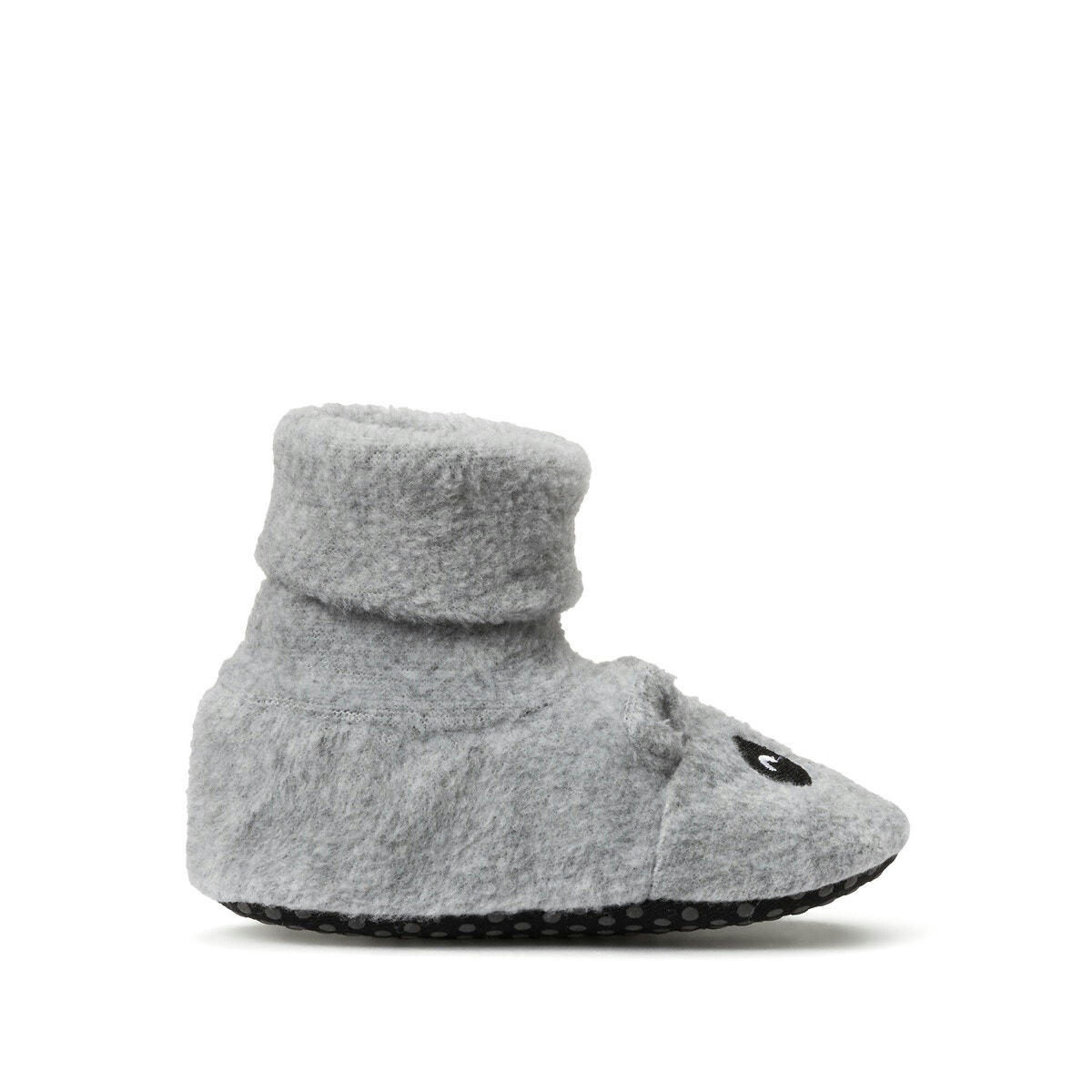 Chaussons polaire à enfiler tête de panda