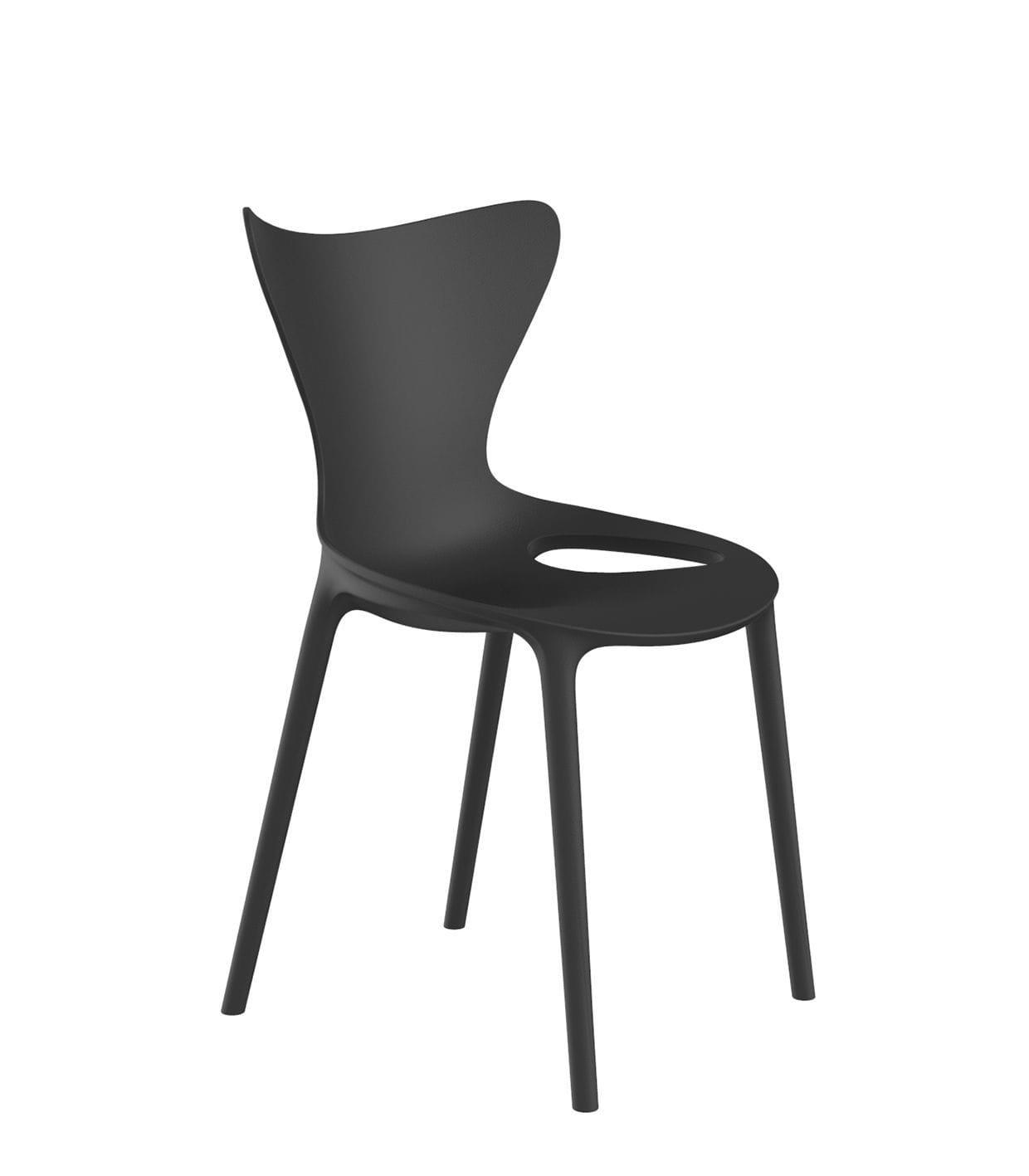 LOVE KIDS - Chaise enfant noir simple