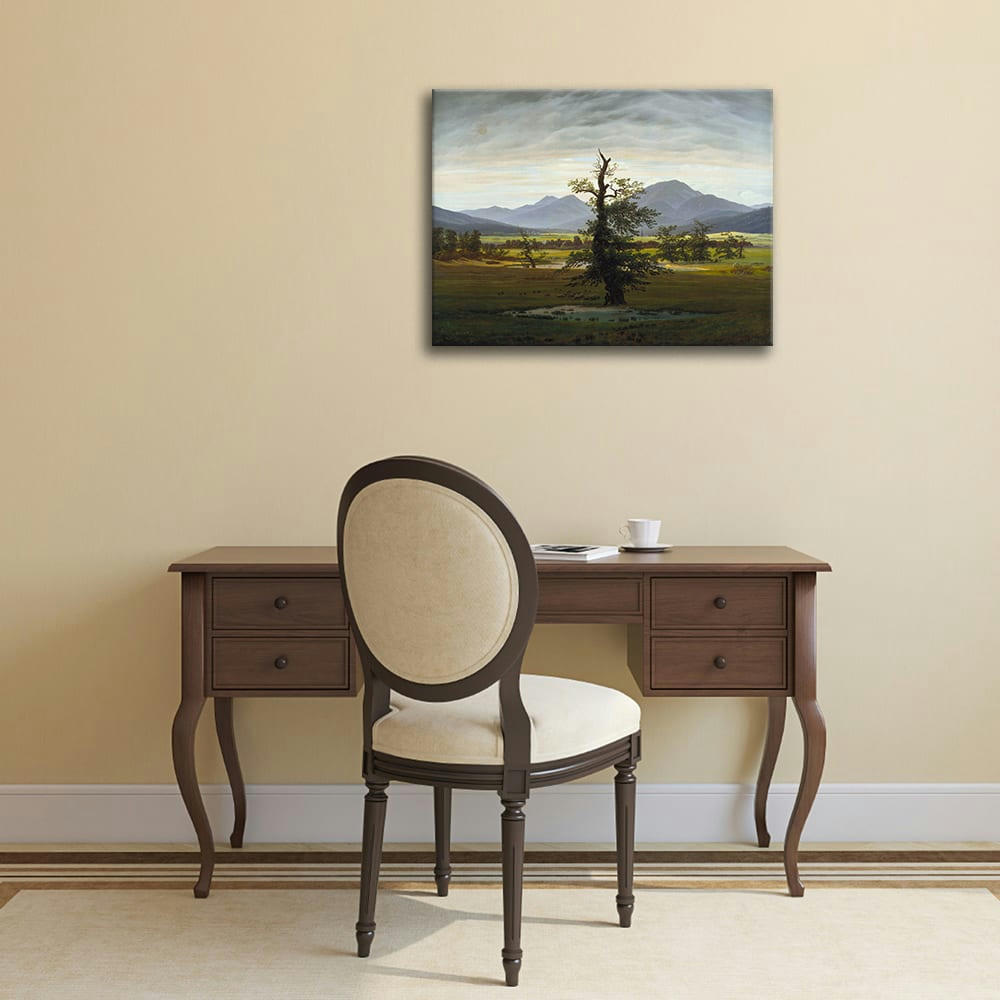 - Tableau - Arbre Solitaire Caspar David Friedrich 50x60cm