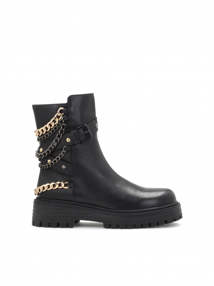 Ladies' black ankle boots