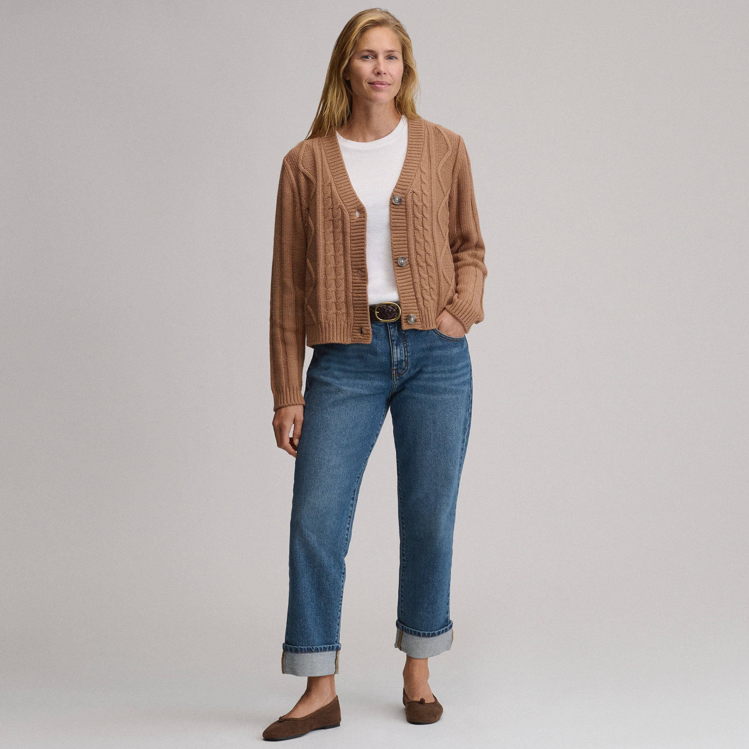 Women's Everloft Cable Cardigan Sweater