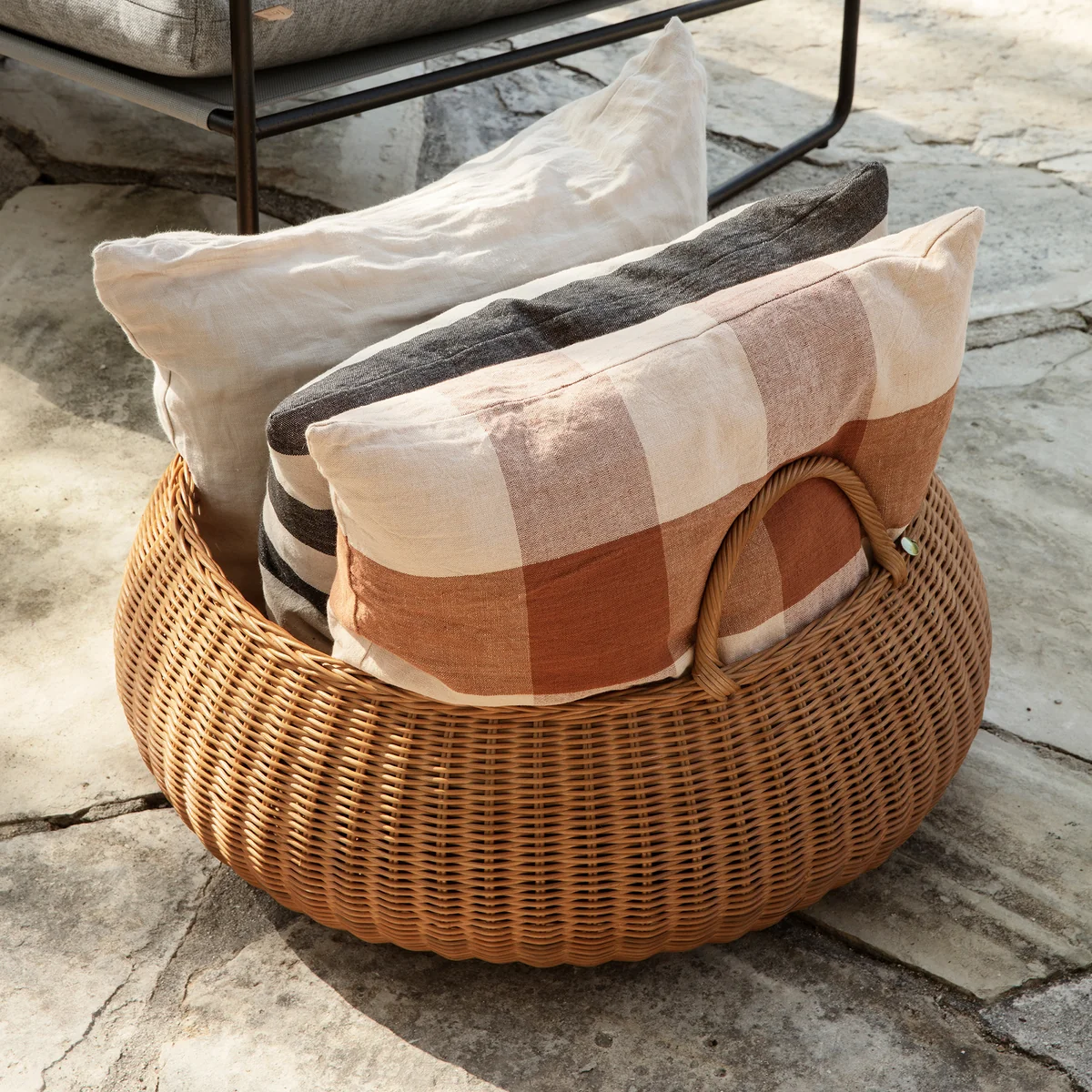 Ferm Living - Braided Korb, Ø 60 cm, natur