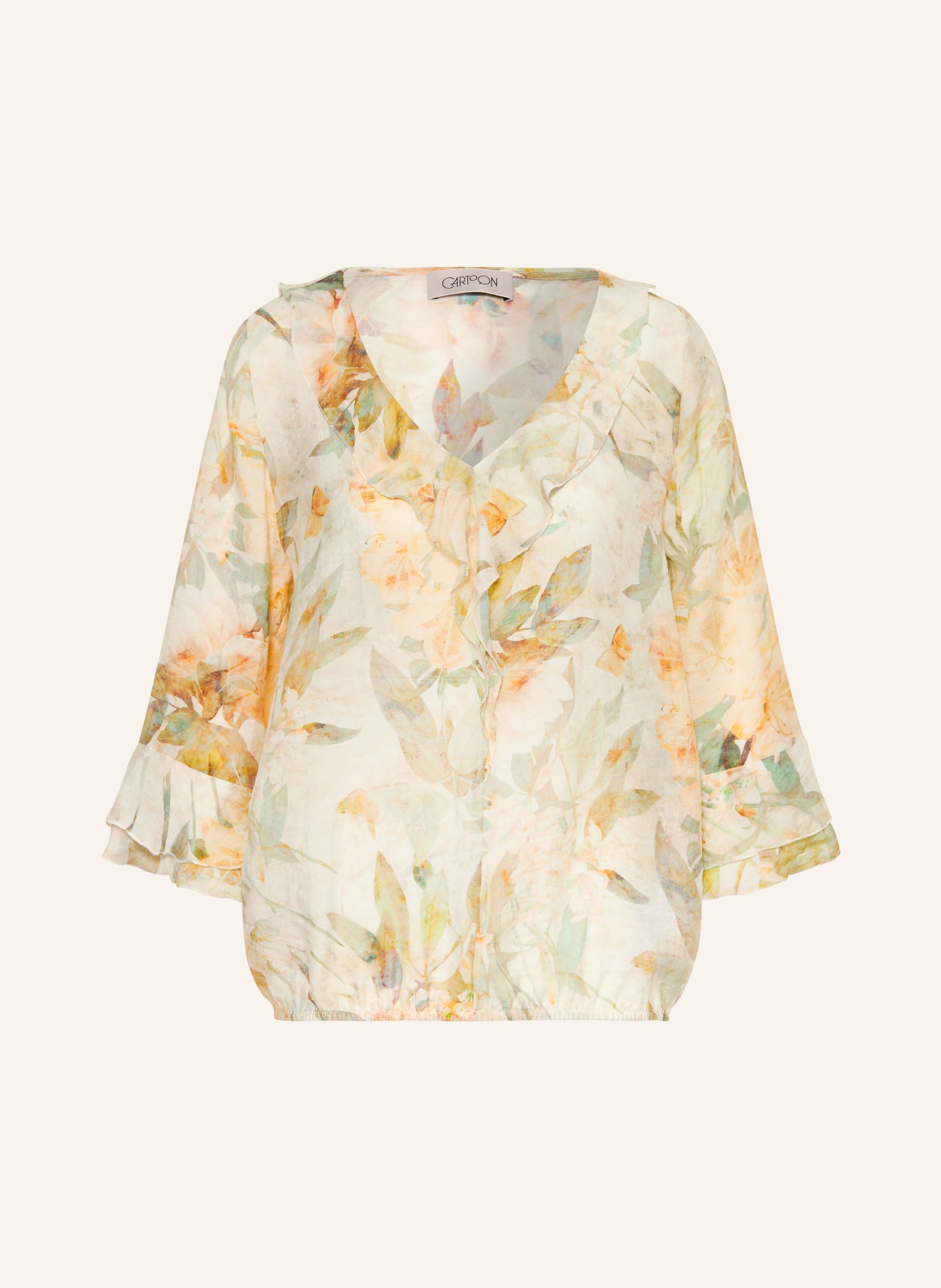 CARTOON Blusenshirt mit 3/4-Arm und Volants