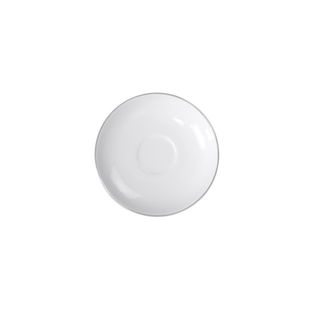Anmut Espresso cup saucer - White, 4.8'', Premium Bone Porcelain