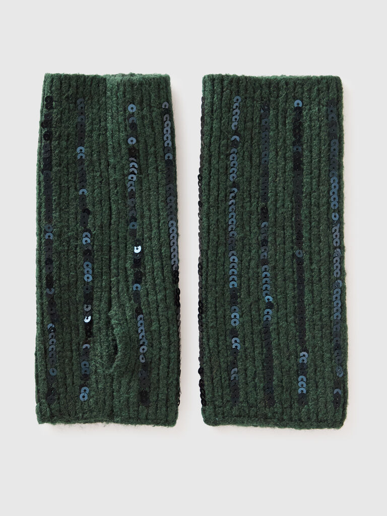 Sequined arm warmers