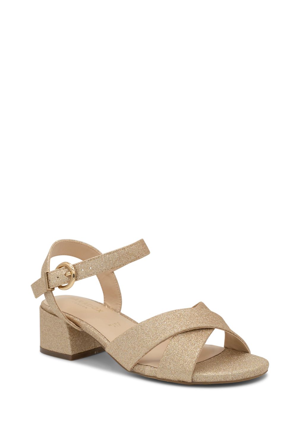 Paradox London Neala' Wide Fit Block Heel Sandal