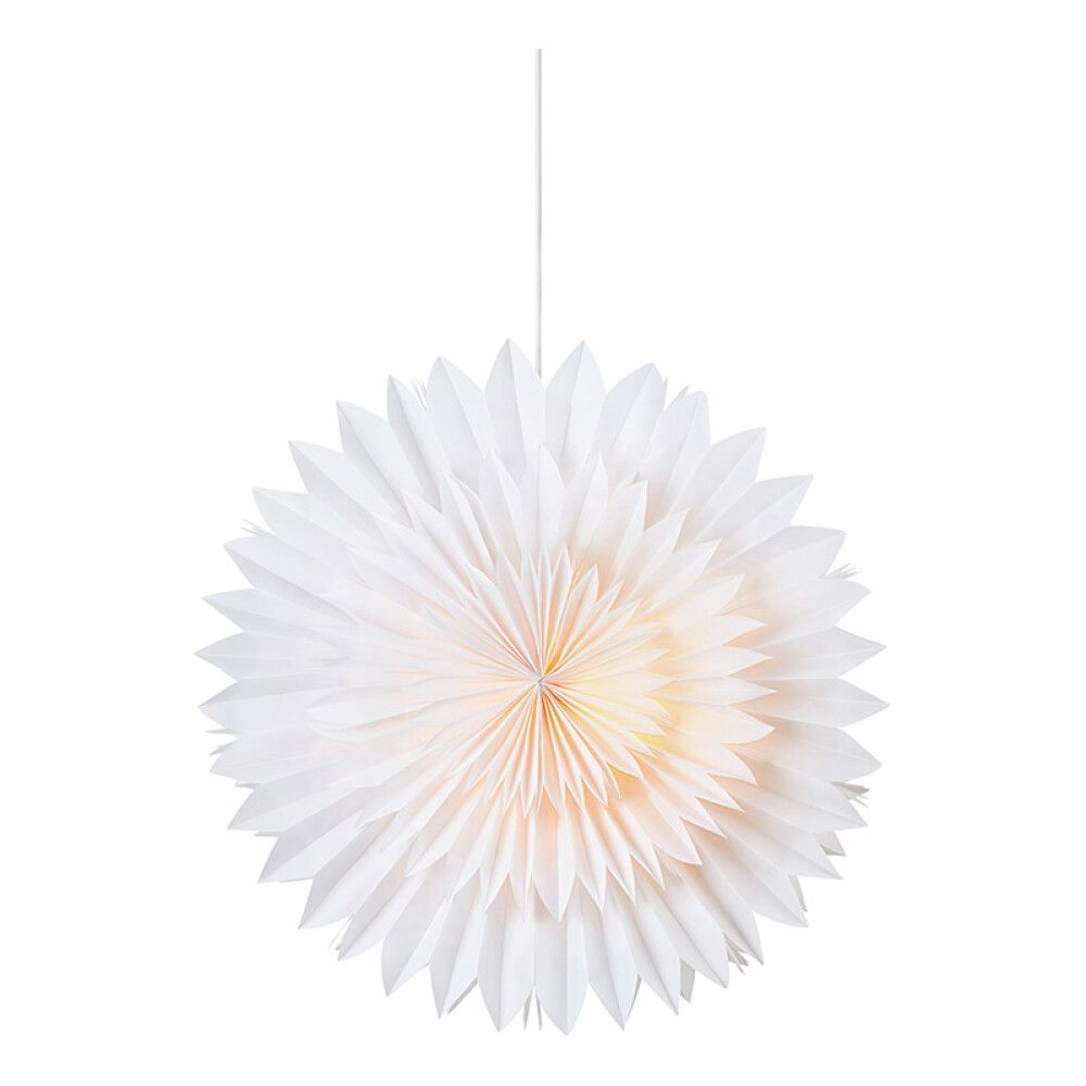 ADVENTSSTJERNE MARKSLÖJD SOLINA Ø48CM HVIT