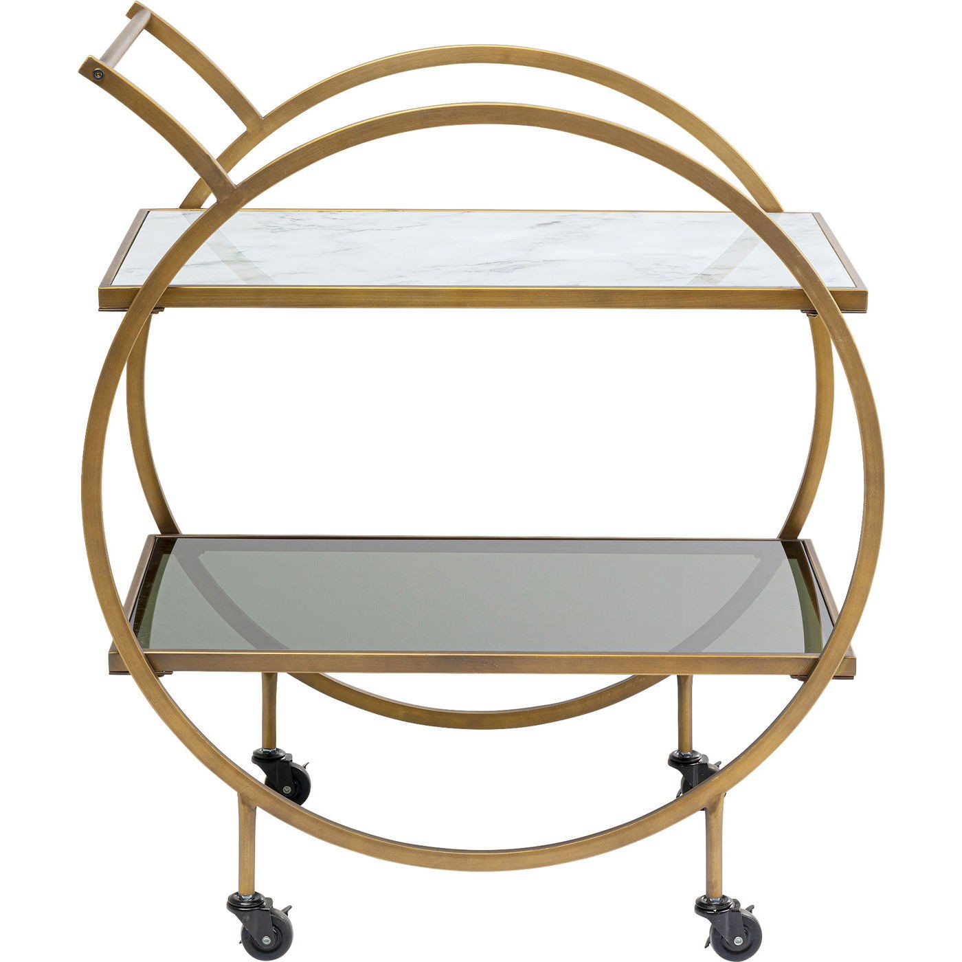 Kare Design Dienbladtafel Loft Messing
