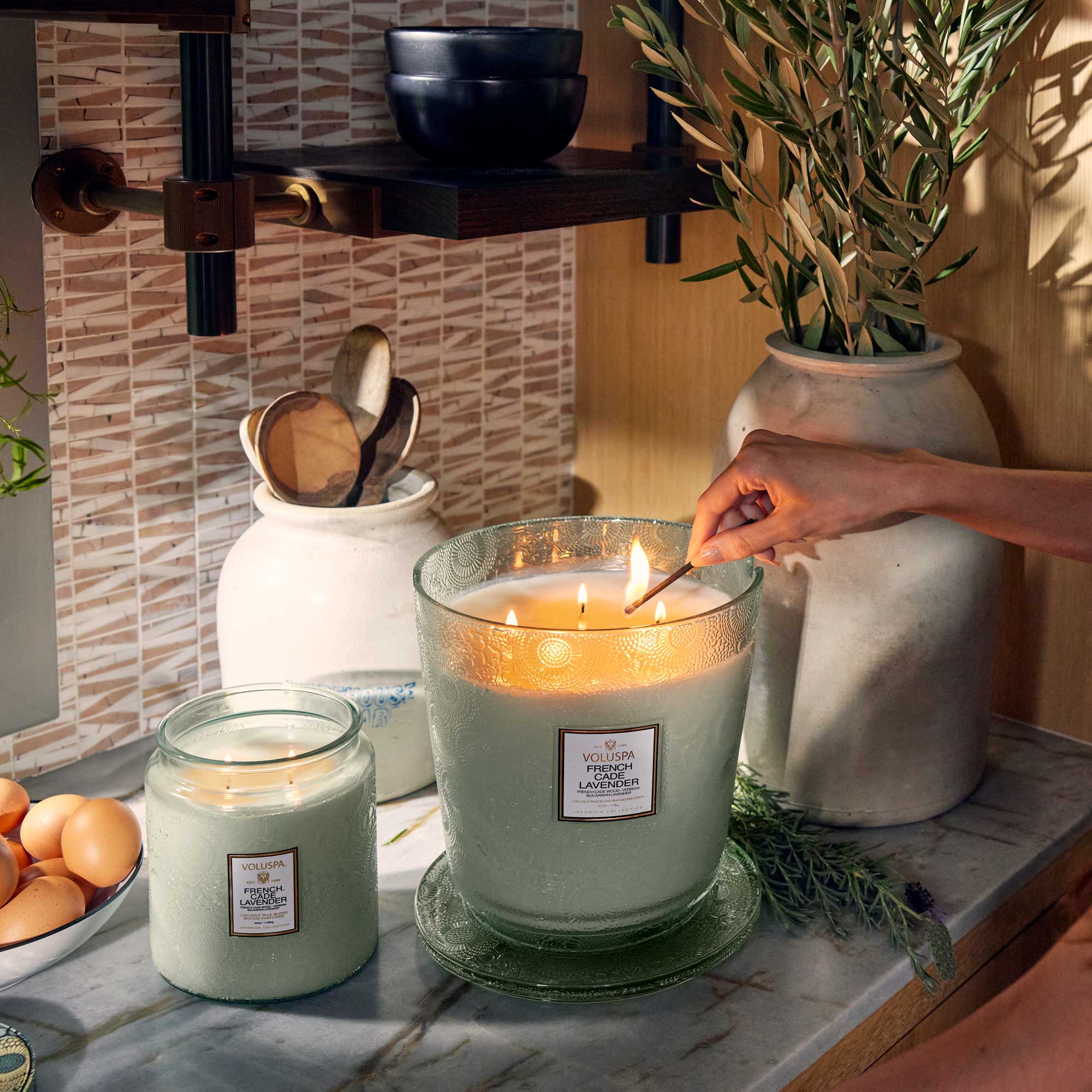 French Cade Lavender - 5 Wick Hearth Candle