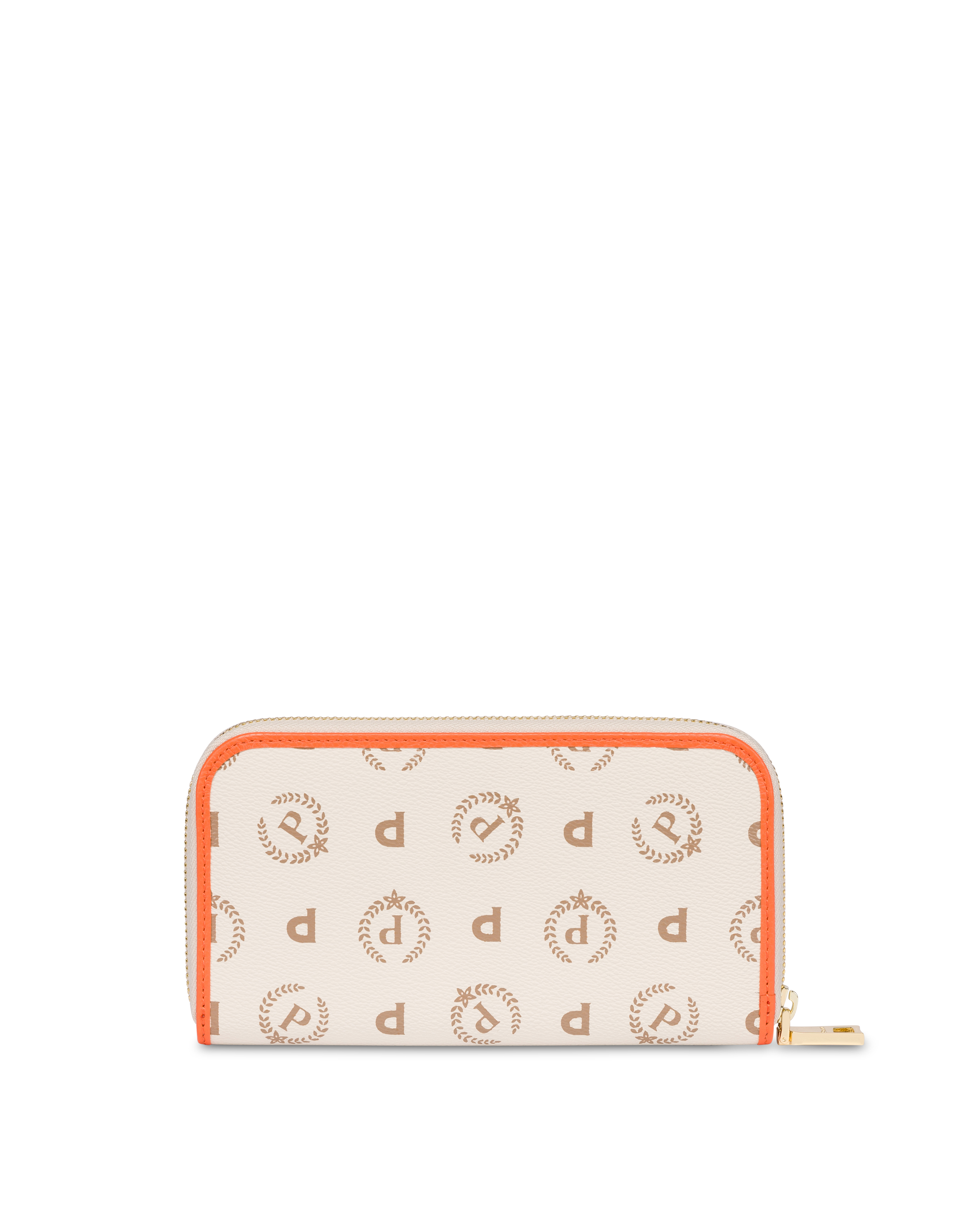 Portafoglio Zip Around Heritage Summer Capsule Avorio/arancio
