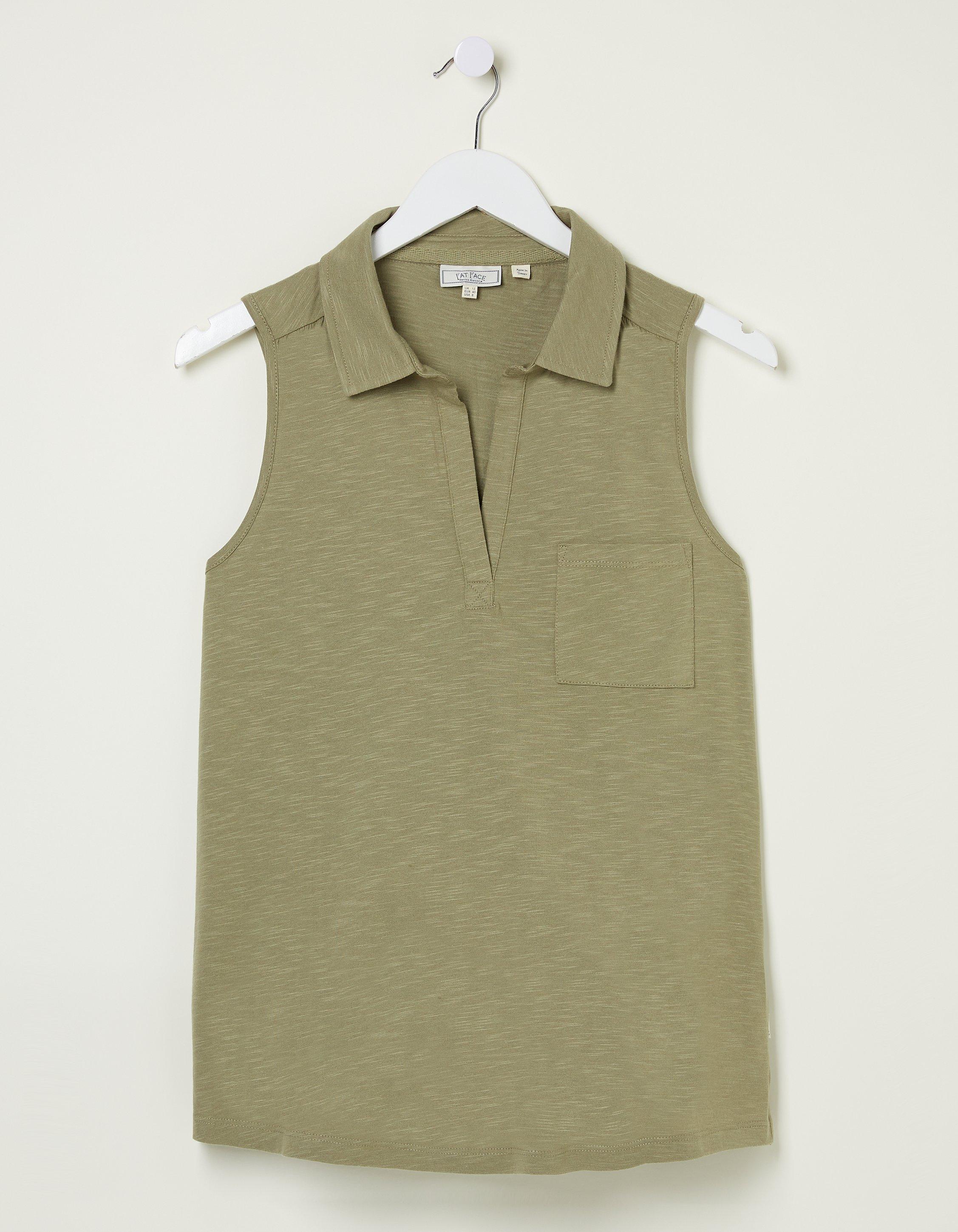 Polly Sleeveless Polo Shirt
