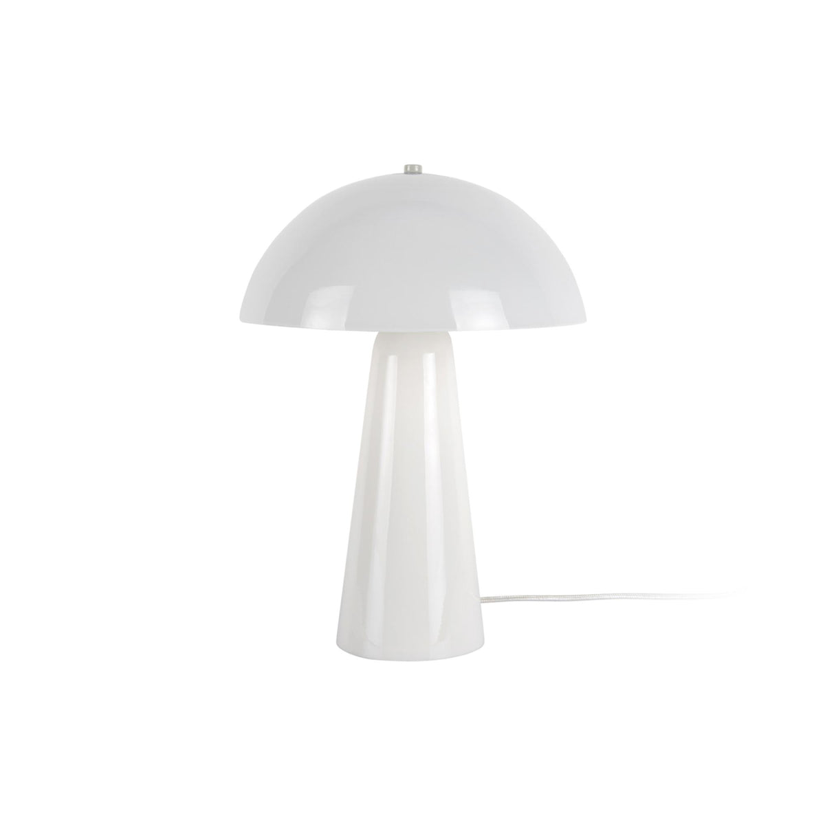 Leitmotiv tafellamp Vidrio Centro - wit - 30xx42cm - Paddenstoellamp