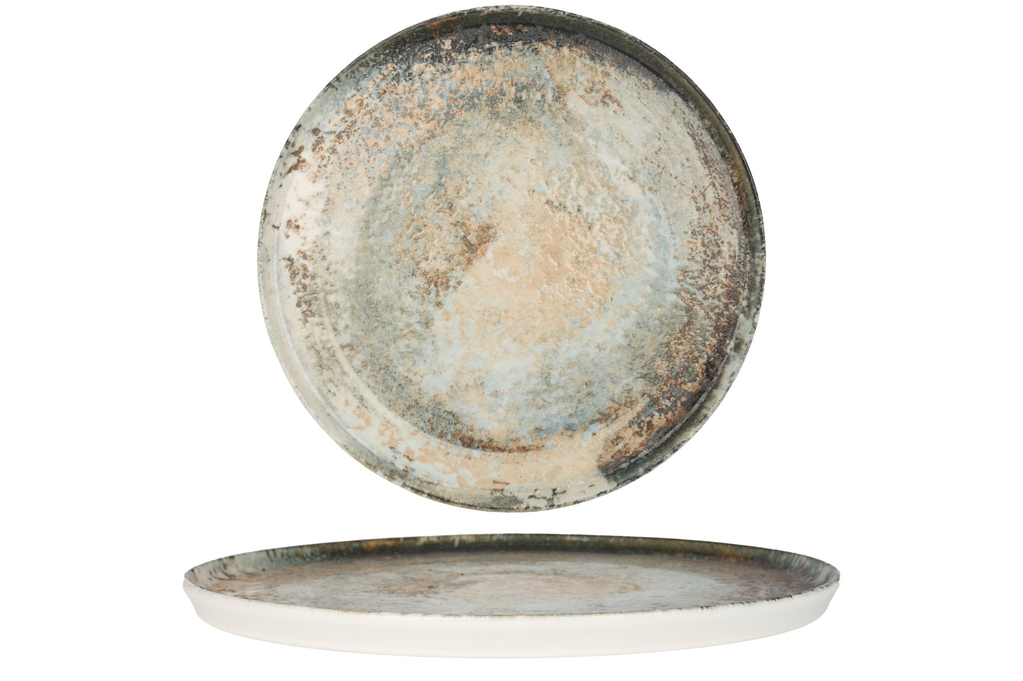 Rinart Dinerbord - Obvara - Porselein - 28 cm - set van 6