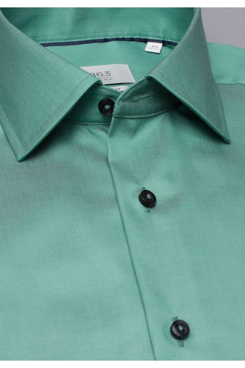 ETERNA 1863 Modern Fit Hemd grün, Einfarbig