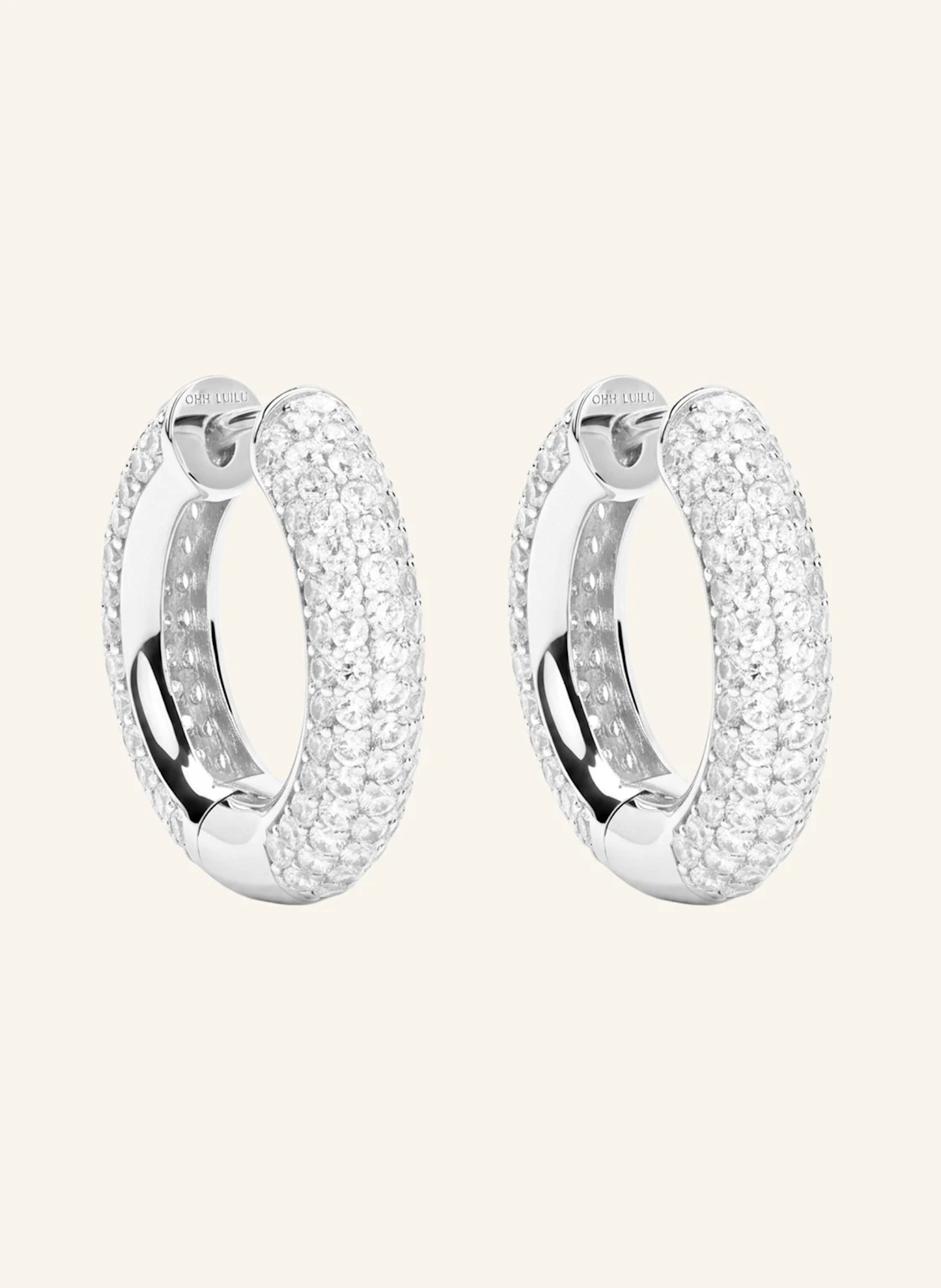 OHH LUILU Creolen MAXI DISCO HOOPS by GLAMBOU