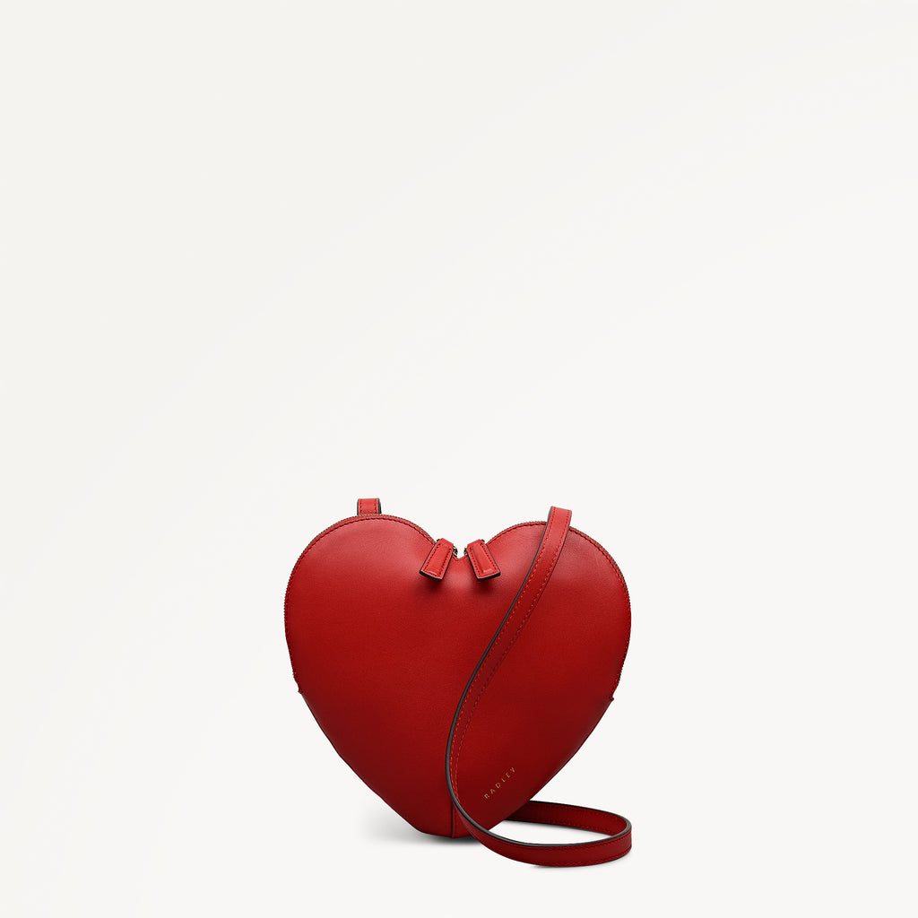 Heart Street - Medium Ziptop Cross Body Bag