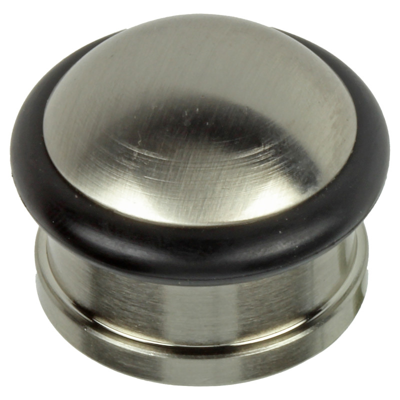 Arrêt de porte à visser en inox Ø 20 x 30 mm