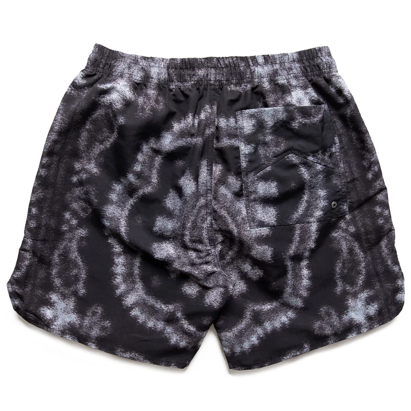 Rhude Motion Bandana Swim Short - Black/White