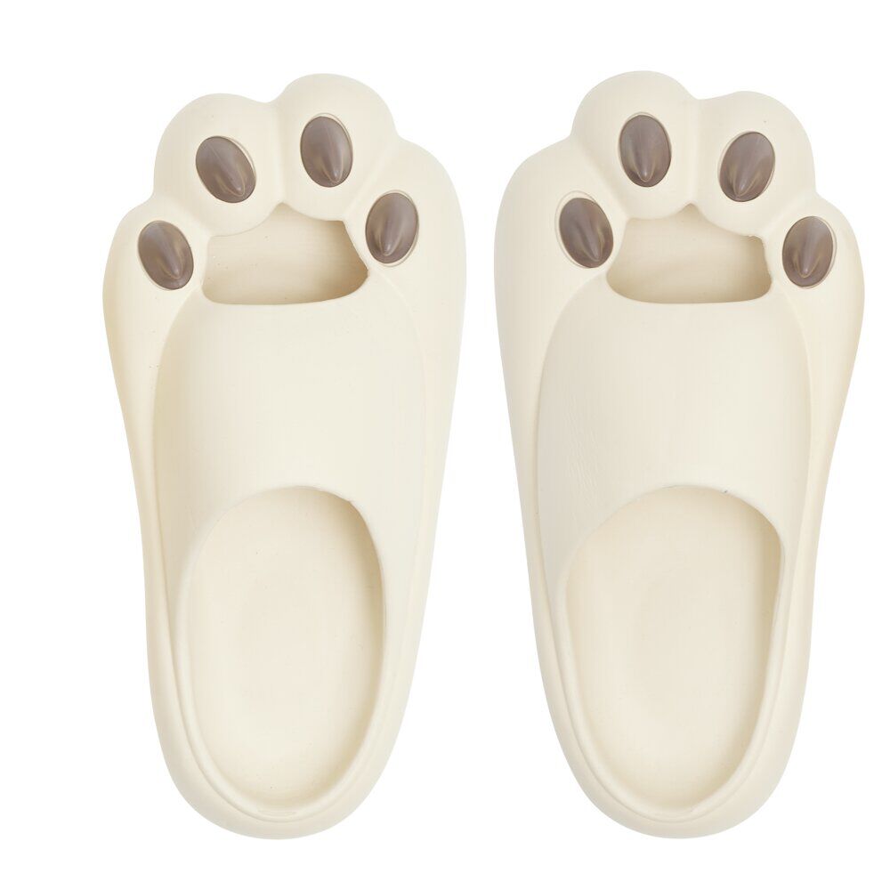 Chaussons griffe caoutchouc beige 38/39