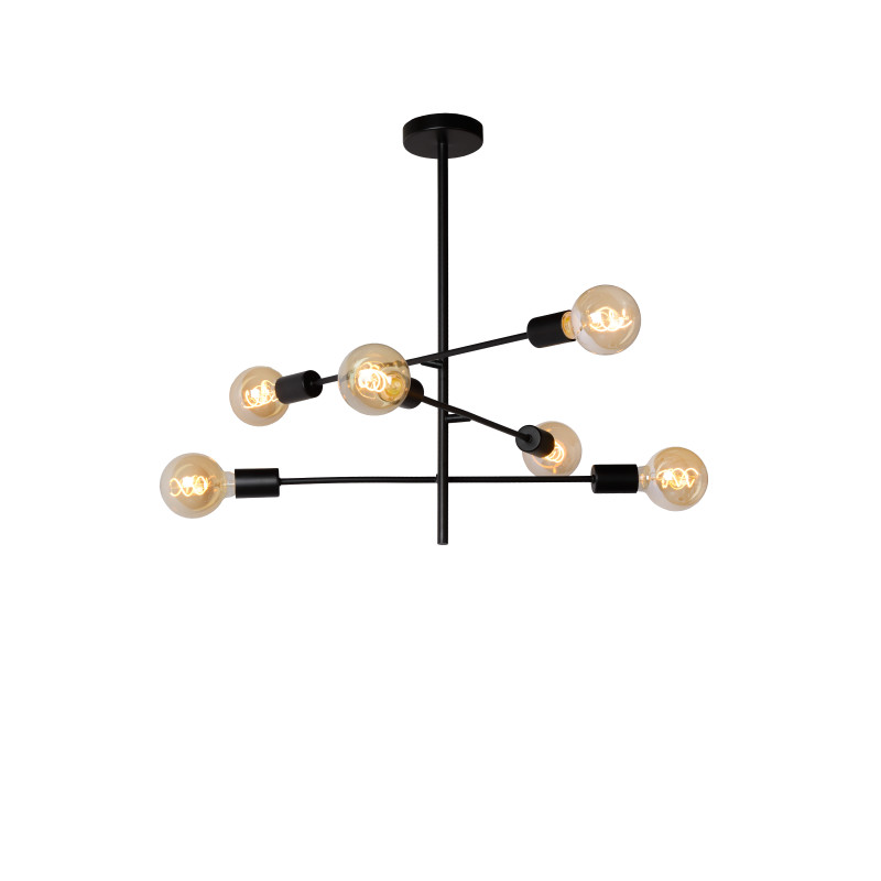 Plafonnier Lester dimmable E27 6 x 40 W LUCIDE