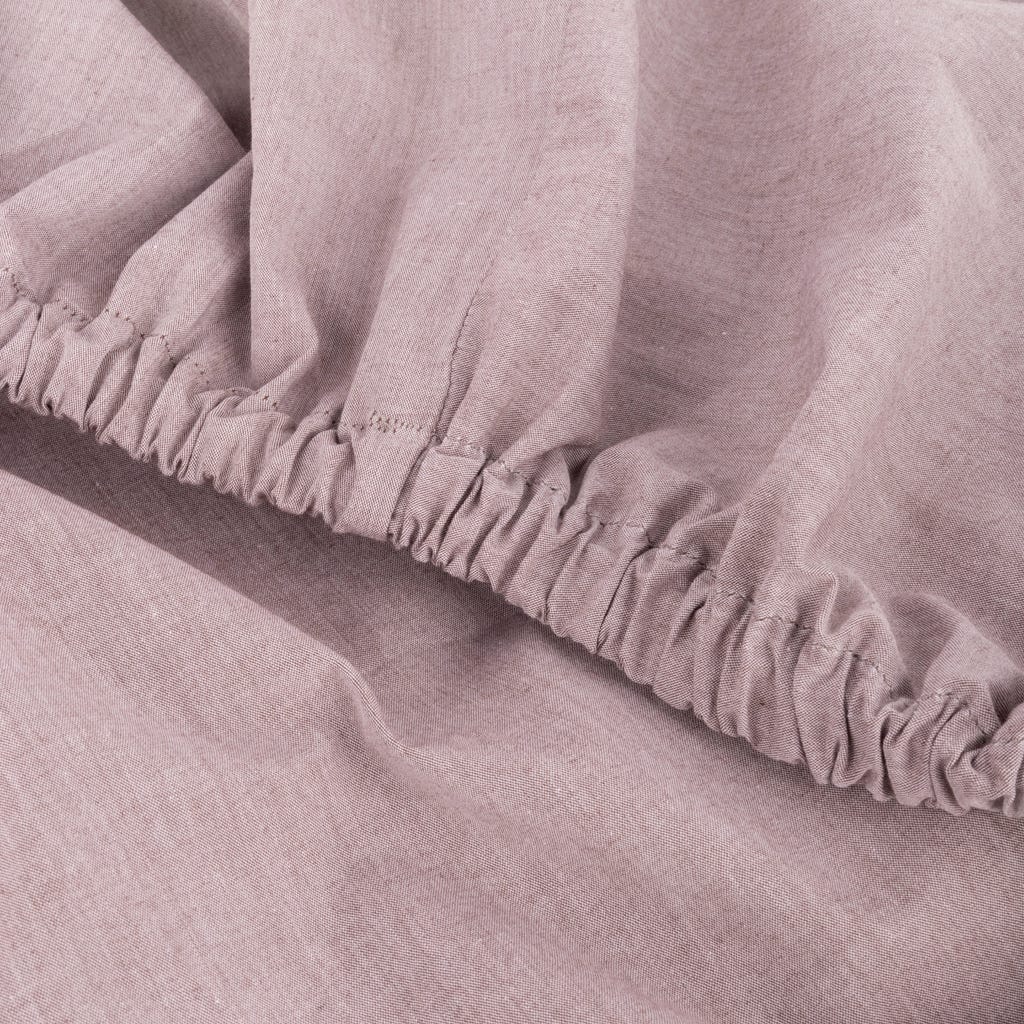 Lençol ajustustável algodão bege - Cama (80x200+30) GRÀCIA