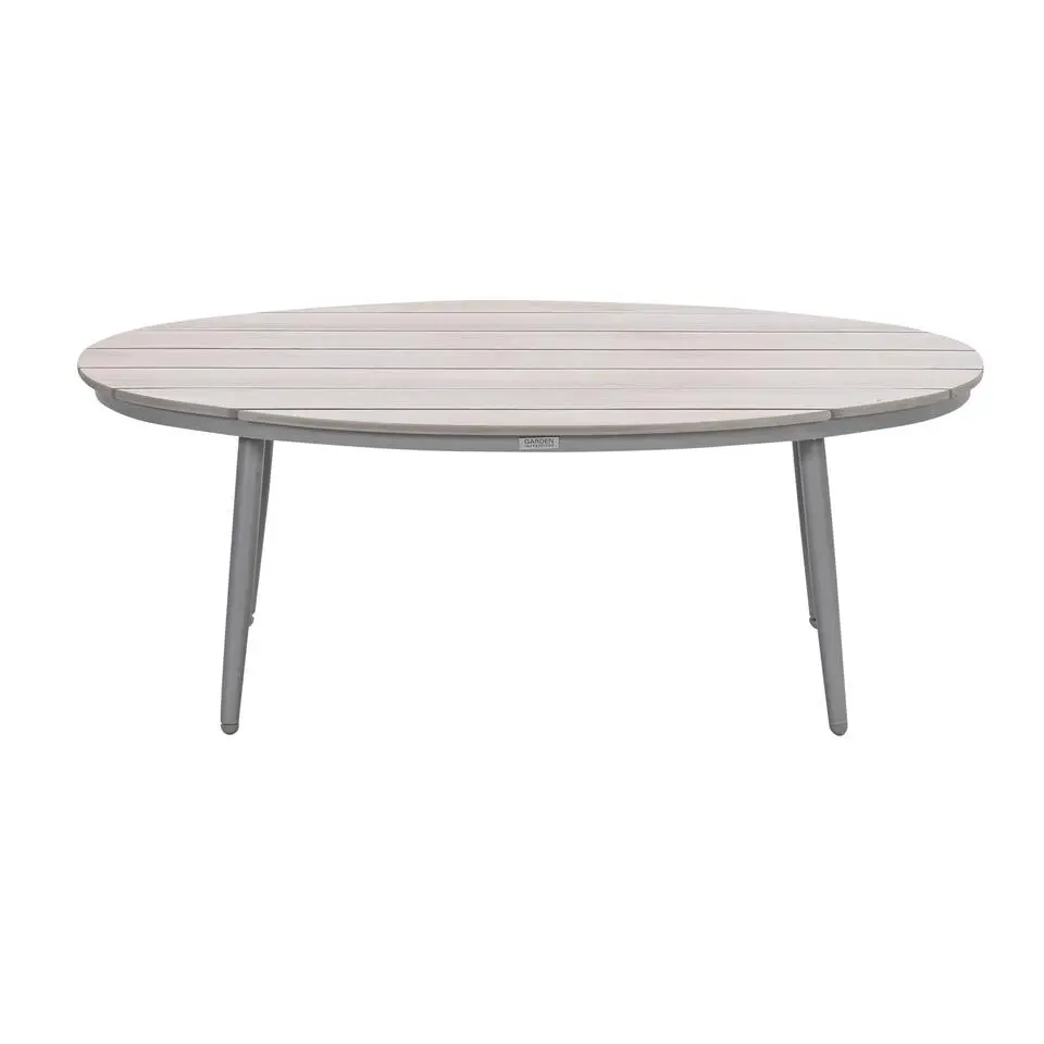 Garden Impressions Lucas bijzettafel ovaal 120 x 75 x 45 cm - taupe