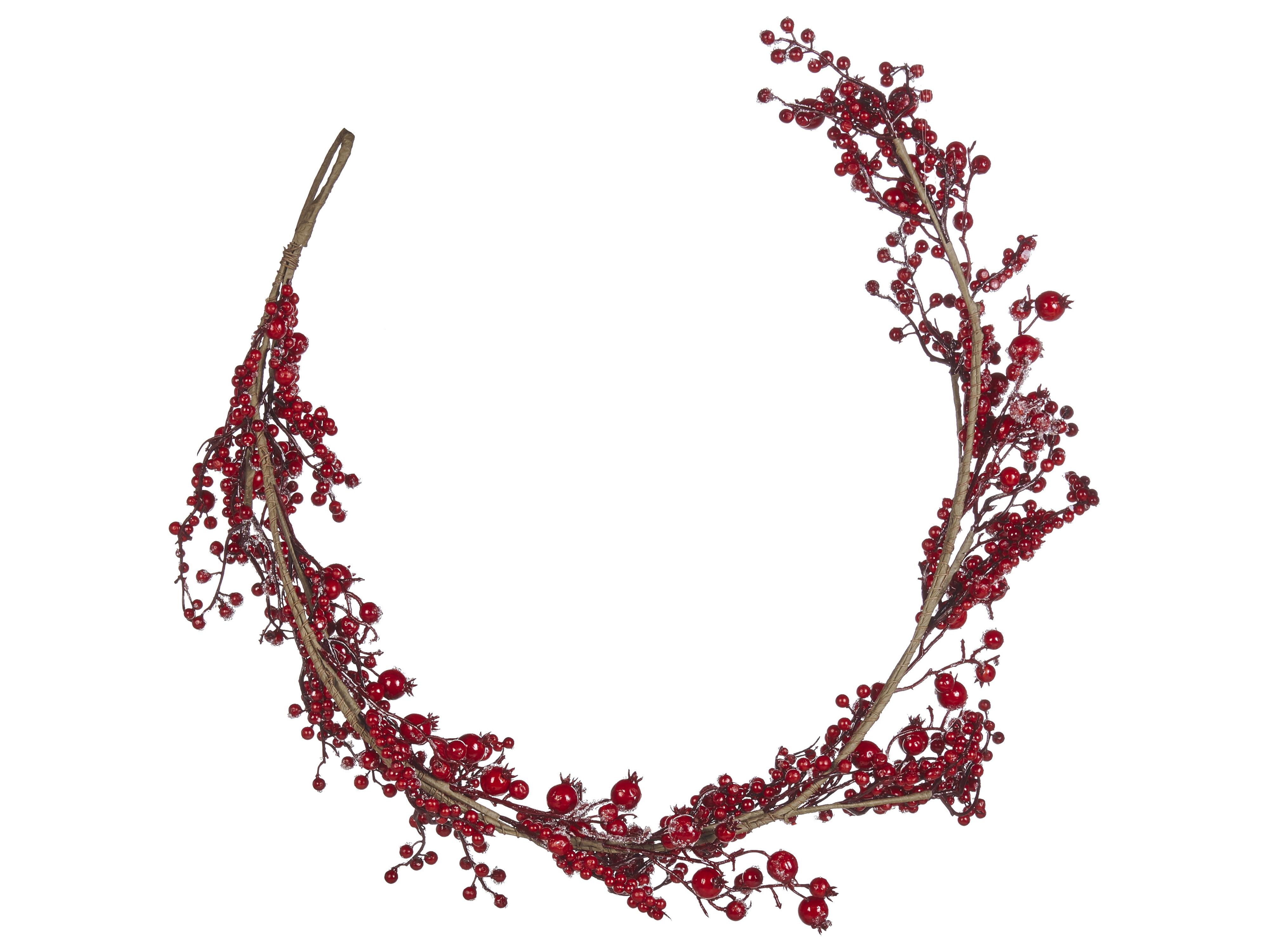 Christmas Garland TARIFA 150 cm Red