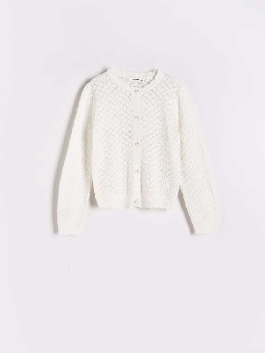 Cardigan With Decorative Buttons