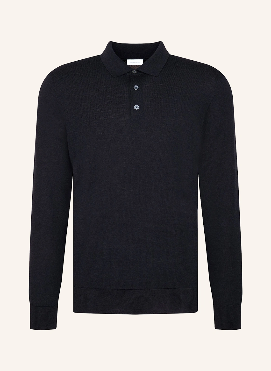 seidensticker Strick-Poloshirt aus Merinowolle