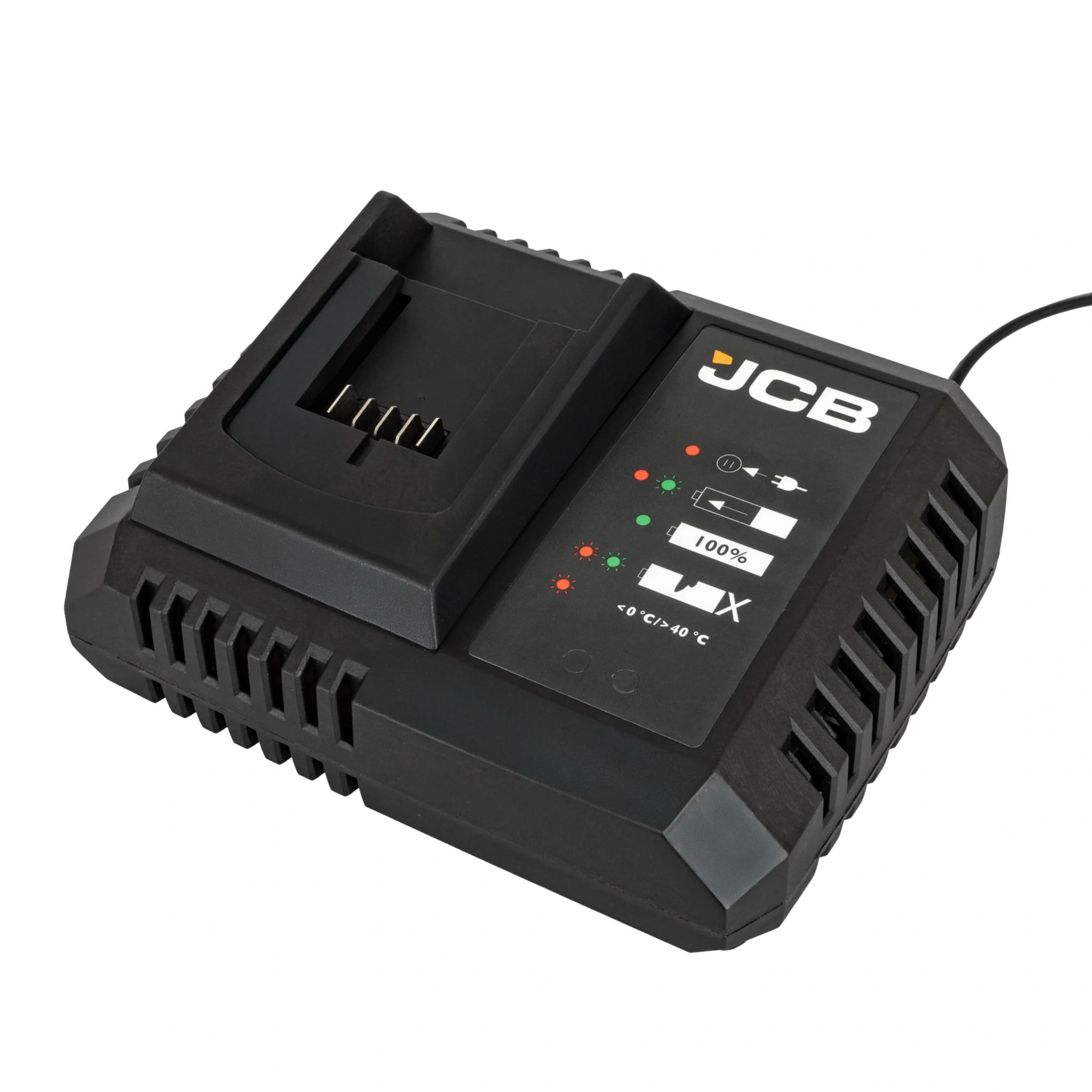 JCB Professional  Super Szybka Ładowarka 9A Do Akumulatorów Li-Ion 18V