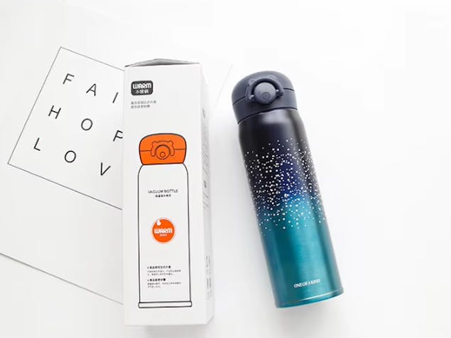 NNEOBA Portable Stainless Steel Gradient Thermos Mug