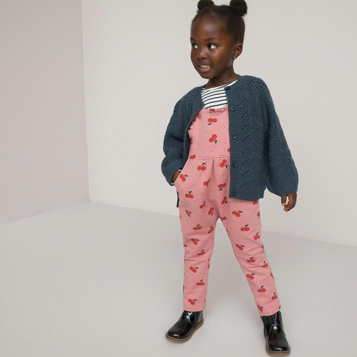 Cardigan en grosse maille en point fantaisie