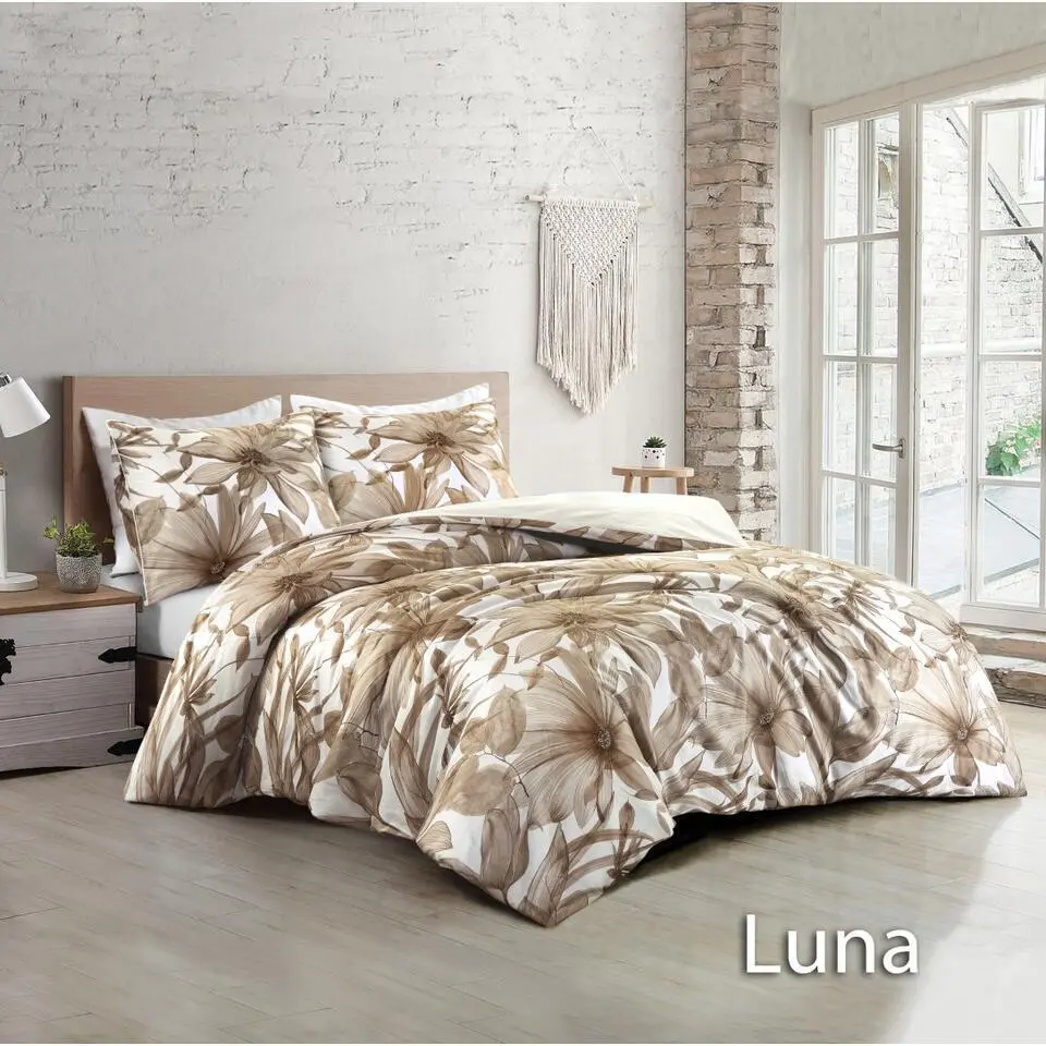 Papillon Luna Dekbedovertrek - Eenpersoons - 140x200/220 cm - Wit