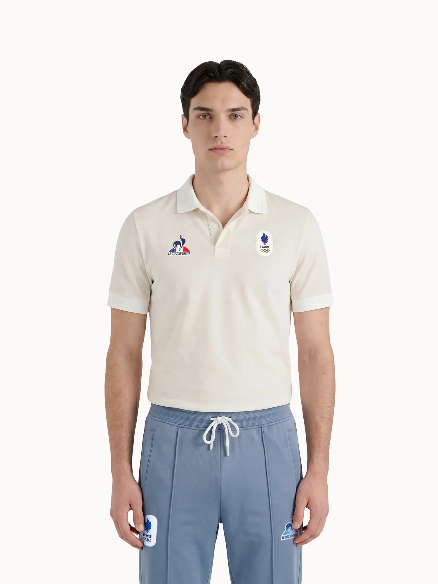 Polo en jersey technique brillant JO Milano-Cortina 2026