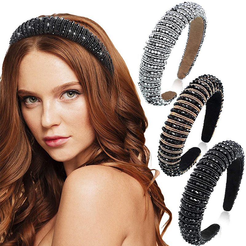 PEACH ACCESSORIES Dazzling Crystal Embellished Headband