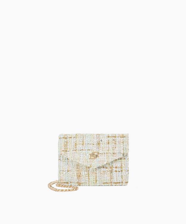 Kisses Natural - Rainbow Raffia Purse
