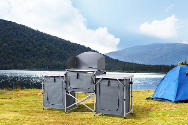 NNEKGE Deluxe Foldable Camping and Caravanning Kitchen