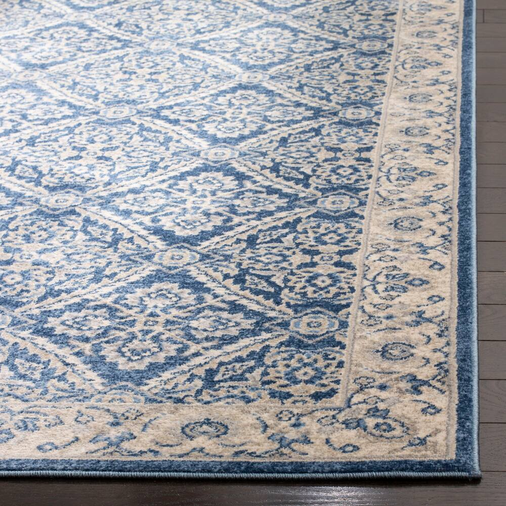 Safavieh Brentwood 863 Rug, Navy/Creme