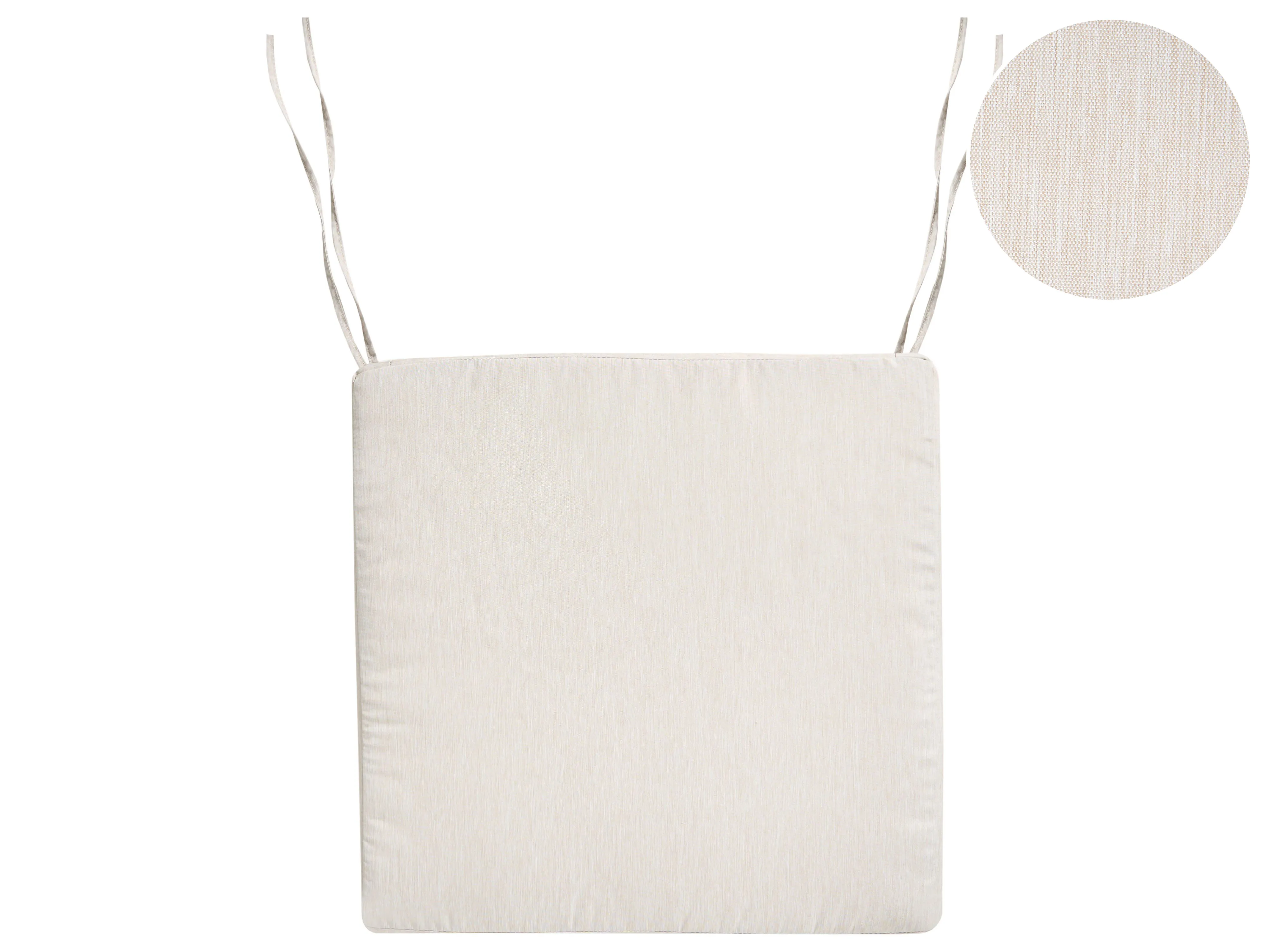 Garden Chair Cushion SASSARI PREMIUM 46 x 46 cm Light Beige
